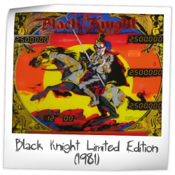 Black Knight Limited Edition Pinball Rubber Ring Kit
