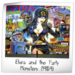 Elvira and the Party Monsters Pinball Rubber Ring Kit