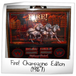 Fire! (Champagne Edition) Pinball Rubber Ring Kit