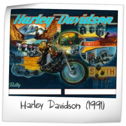 Harley Davidson Pinball Rubber Ring Kit