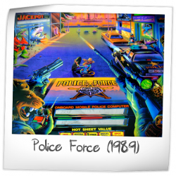 Police Force Pinball Rubber Ring Kit