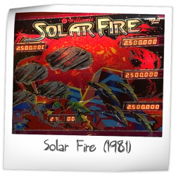 Solar Fire Pinball Rubber Ring Kit