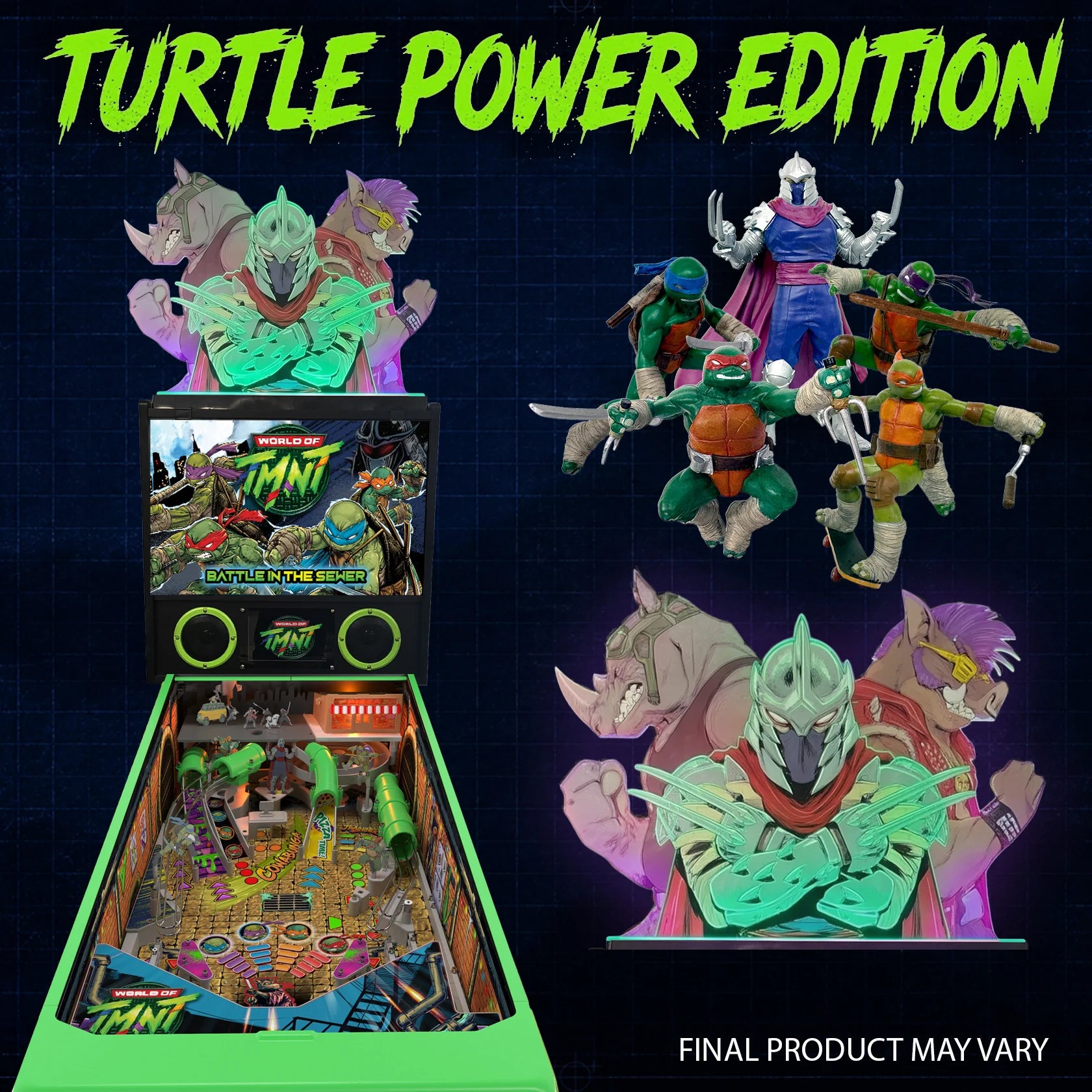 Rubber Ring Kit Compatible with World of TMNT - Battle in the Sewer Pinball - image 2