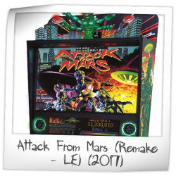 Attack From Mars Remake – Limited Pinball Rubber Ring Kit